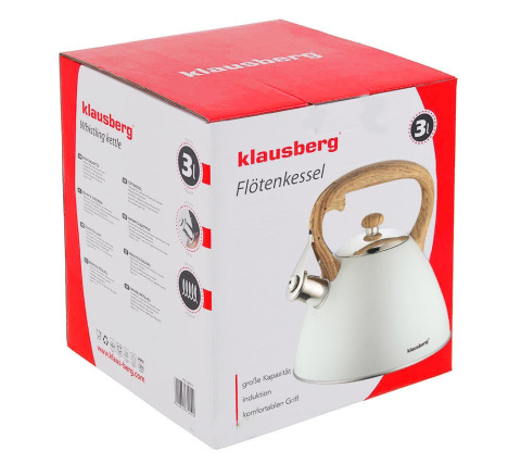 CZAJNIK Z GWIZDKIEM KLAUSBERG 3L KB-7264