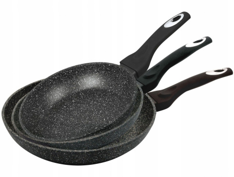 ZESTAW PATELNI GRANITOWYCH 20/24/28cm KLAUSBERG KB-7290