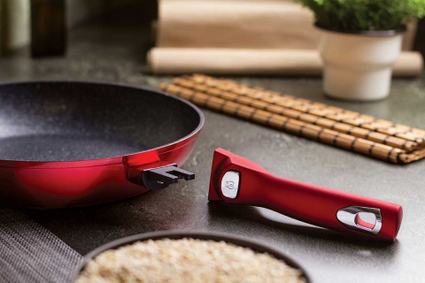 PATELNIA GRANITOWA 30cm BERLINGER HAUS RED METALLIC LINE BH-1254