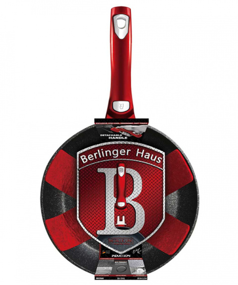 PATELNIA GRANITOWA 30cm BERLINGER HAUS RED METALLIC LINE BH-1254