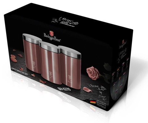 ZESTAW POJEMNIKÓW KUCHENNYCH BERLINGER HAUS BH-6272