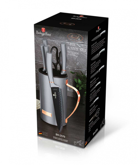 ZESTAW NOŻY BERLINGER HAUS BH-2043 W STOJAKU