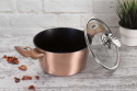 GARNEK GRANITOWY 20cm BERLINGER HAUS ROSE GOLD BH-1514