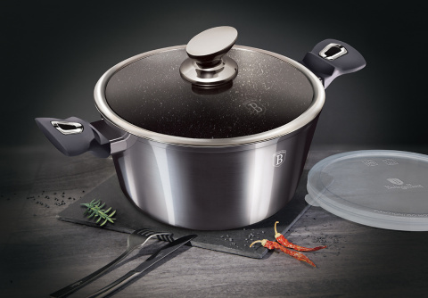 GRANITE POT 24cm BERLINGERHAUS BH-6893 CARBON PRO