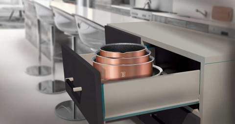 Zestaw garnków granitowych Click&Cook Berlingerhaus BH-1591