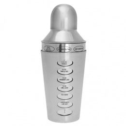 SHAKER BARMAŃSKI Z RECEPTURAMI 600ml KINGHOFF KH-1393