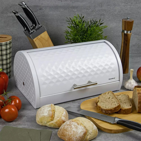 CHLEBAK STALOWY POKRYWĄ DIAMOND KLAUSBERG KB-7453