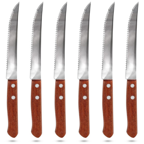 ZESTAW SZTUĆCÓW SZTUĆCE DO STEKÓW PIZZY 12 szt.