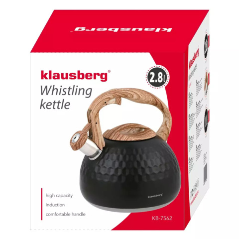 KETTLE WITH WHISTLE 2,8L KLAUSBERG KB-7562