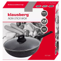 WOK MARMURKOWY Z POKRYWĄ KLAUSBERG 28cm KB-7668