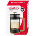 ZAPARZACZ TŁOKOWY DO KAWY/HERBATY 600ml KLAUSBERG KB-7680