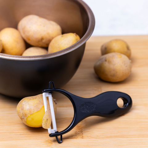 SET OF 5 KITCHEN MARBLED KNIVES WITH PEELER KLAUSBERG KB-7613