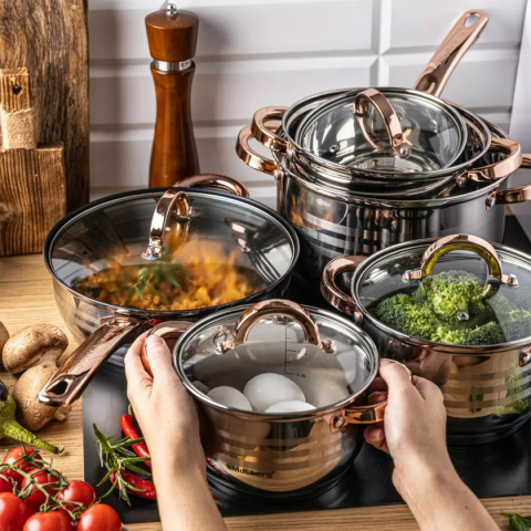 KLAUSBERG KB-7700 12-PIECE COOKWARE SET