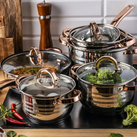 KLAUSBERG KB-7700 12-PIECE COOKWARE SET