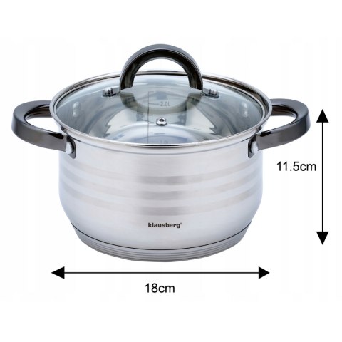 KLAUSBERG KB-7702 12-PIECE COOKWARE SET