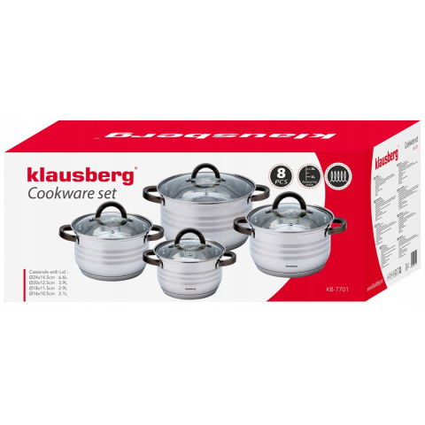 ZESTAW GARNKÓW 6 ELEMENTÓW KLAUSBERG KB-7699