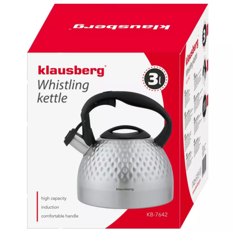 KETTLE WITH WHISTLE 3L KLAUSBERG KB-7642