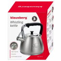 KETTLE WITH WHISTLE 3L KLAUSBERG KB-7612