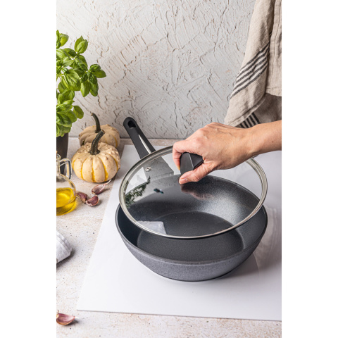 KLAUSBERG MARBLED FRYING PAN WITH LID 28cm KB-7692