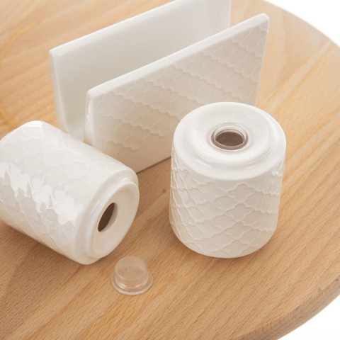 PRZYPRAWNIK PORCELANOWY SERWETNIK SOLNICZKA PIEPRZNICZKA ORION