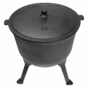 CAST-IRON HUNTING POT CAULDRON 10L KINGHOFF KH-2233