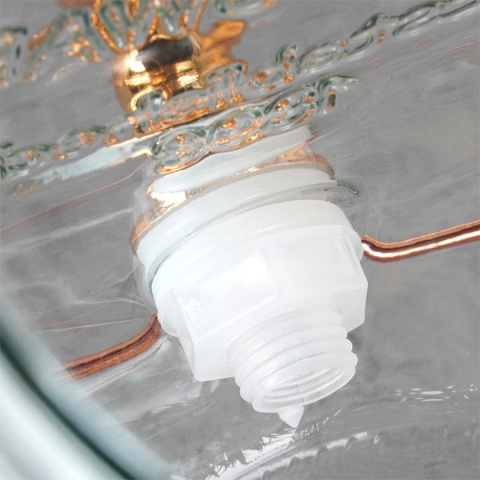 SŁÓJ SZKLANY 3,2l DO NAPOJÓW Z KRANIKIEM I STOJAKIEM 139602