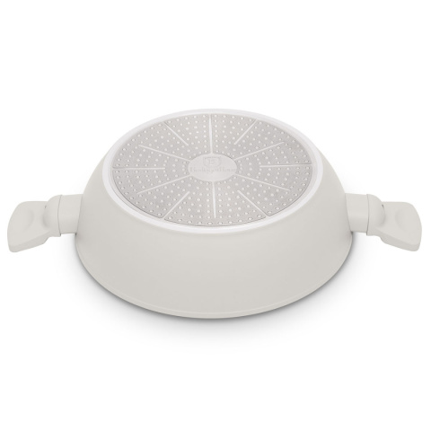 FLAT TITANIUM POT WITH LID 28cm BERLINGER HAUS BH-8068 SAHARA