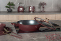 FLAT TITANIUM POT WITH LID 28cm BERLINGER HAUS BH-8038 LEONARDO