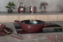 FLAT TITANIUM POT WITH LID 28cm BERLINGER HAUS BH-8038 LEONARDO