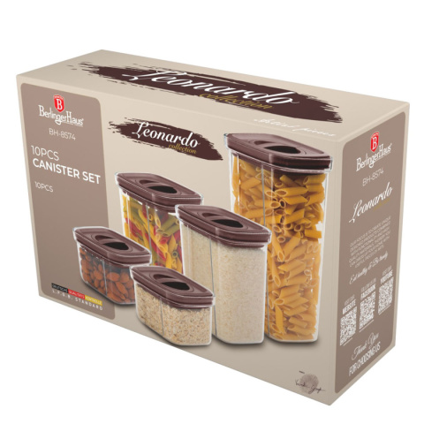 ZESTAW 5 POJEMNIKÓW NA ŻYWNOŚĆ BERLINGER HAUS BH-8574