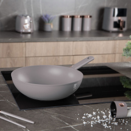 WOK TYTANOWY 28cm BERLINGER HAUS BH-8093 TAUPE