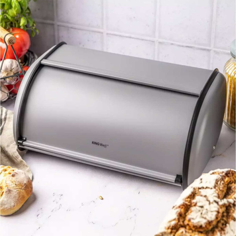 CHLEBAK STALOWY KINGHOFF KH-1863 szary