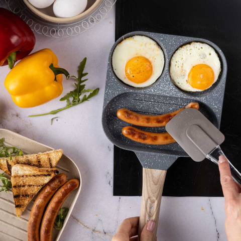 MARBLED EGG PAN 3 SECTIONS KLAUSBERG KB-7817