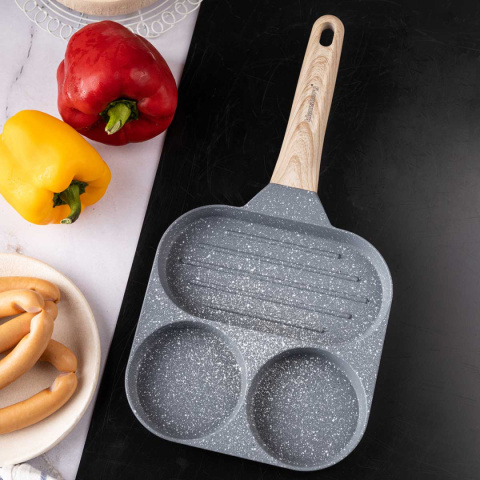 MARBLED EGG PAN 3 SECTIONS KLAUSBERG KB-7817