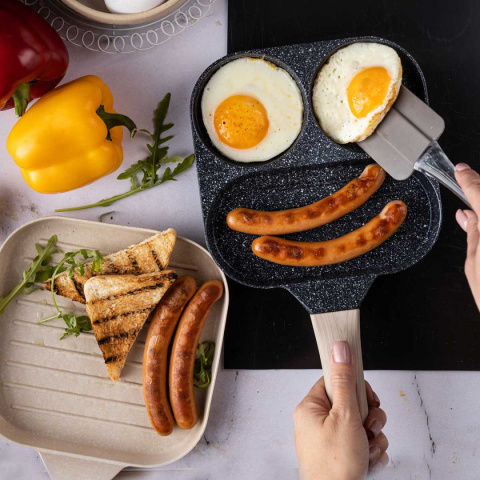 MARBLED EGG PAN 3 SECTIONS KLAUSBERG KB-7816