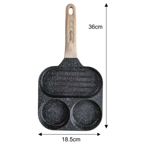 MARBLED EGG PAN 3 SECTIONS KLAUSBERG KB-7816