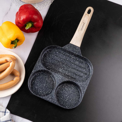 MARBLED EGG PAN 3 SECTIONS KLAUSBERG KB-7816