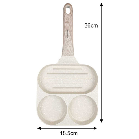 PATELNIA MARMURKOWA DO JAJEK 3 SEKCJE KLAUSBERG KB-7818