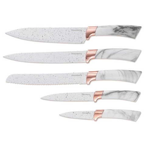 ZESTAW 5 NOŻY KUCHENNYCH W BLOKU KLAUSBERG KB-7769