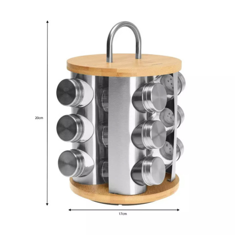 SPICE RACK 12 CONTAINERS KLAUSBERG KB-7552