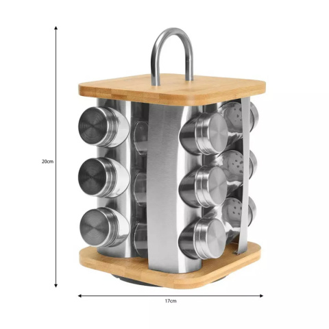 SPICE RACK 12 CONTAINERS KLAUSBERG KB-7554