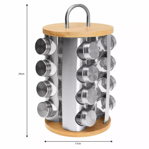 SPICE RACK 16 CONTAINERS KLAUSBERG KB-7553
