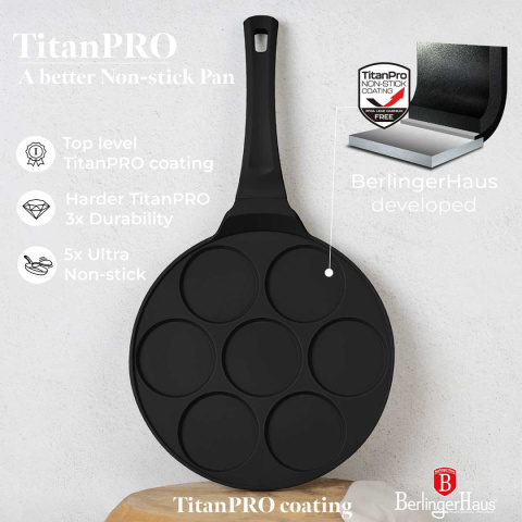 PATELNIA TYTANOWA 26cm DO PLACUSZKÓW BERLINGER HAUS BH-7793