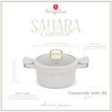 TITANIUM POT WITH LID 28cm BERLINGER HAUS BH-7786 SAHARA