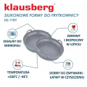 WKŁAD SILIKONOWY DO FRYTOWNICY 20cm KLAUSBERG KB-7789 2 szt.