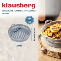 WKŁAD SILIKONOWY DO FRYTOWNICY 20cm KLAUSBERG KB-7789 2 szt.