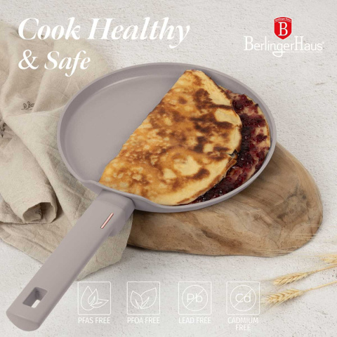 PATELNIA TYTANOWA DO NALEŚNIKÓW 25cm BERLINGER HAUS BH-8085 TAUPE