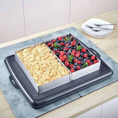 FORMA REGULOWANA RANT DO CIAST TORTÓW KINGHOFF KH-1907 PROSTOKĄTNA