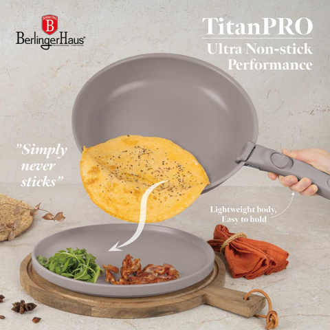 ZESTAW GARNKÓW TYTANOWYCH 12 ELEM. BERLINGER HAUS BH-8251 TAUPE