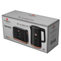 CZAJNIK ELEKTRYCZNY 1,7L + TOSTER CYFROWY BERLINGER HAUS BH-9540 BLACK ROSE
